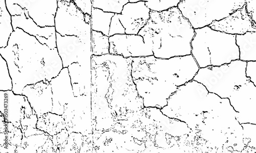  white grunge showing a close up of a cracked and broken stone wall texture with detailed patterns and rough surface features  white background.