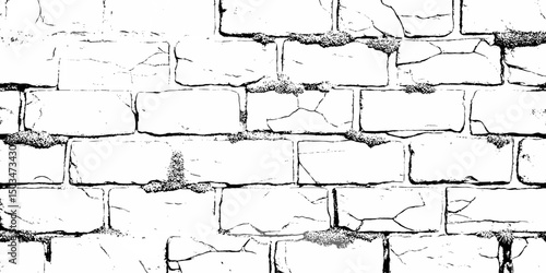  brick wall with a rough stone surface. visible mortar adds texture to the design, creating a visually appealing pattern grunge background.