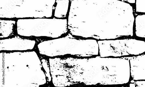  brick wall with a rough stone surface. visible mortar adds texture to the design, creating a visually appealing pattern grunge background.
