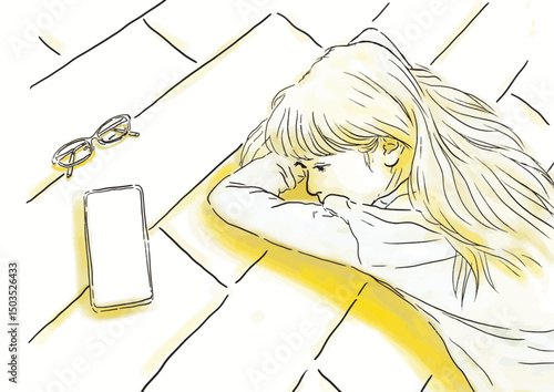 ボーっとする女性