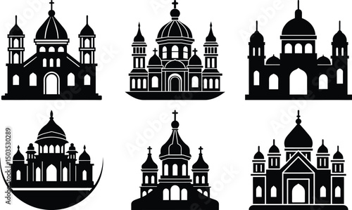 Wallpaper Mural Vector Religious & Cultural Building Icon Torontodigital.ca