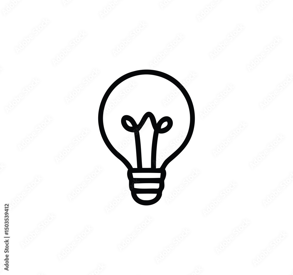 light bulb icon light bulb icon
