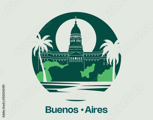 Iconic Buenos Aires A Stunning Graphic Representation of the Vibrant Capital City