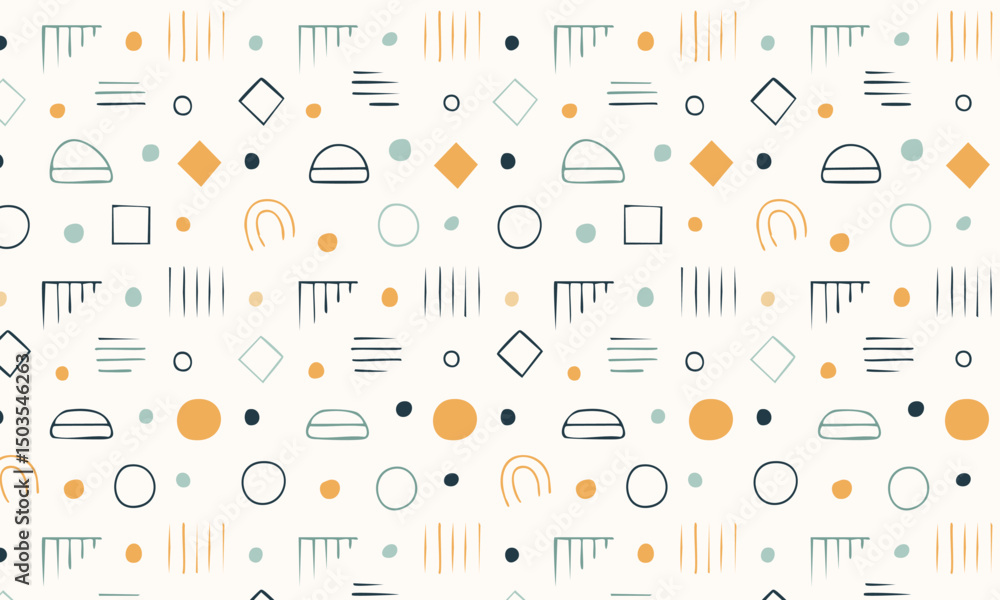 Thin Lines and Minimal Shapes Clean & Modern Scandinavian Abstract Pattern Thin Lines and Minimal Shapes Clean & Modern Scandinavian Abstract Pattern