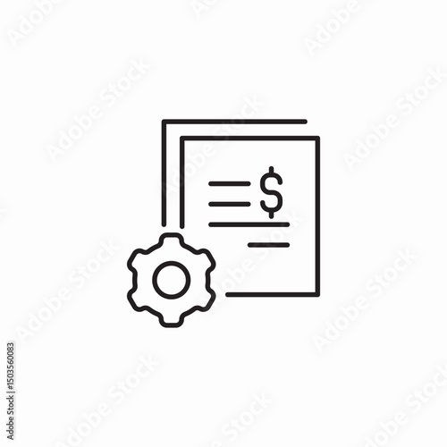 document modification icon sign vector
