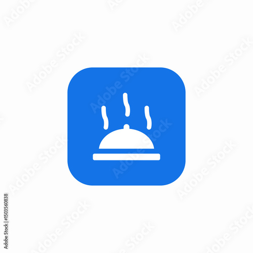warm food icon sign vector