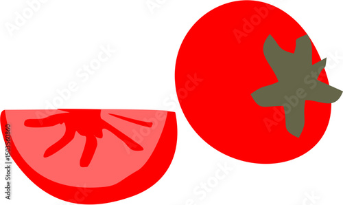 illustration of a tomato