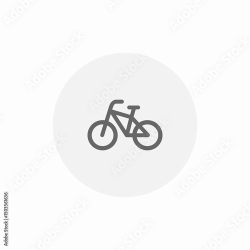bicycle transportation icon sign vector