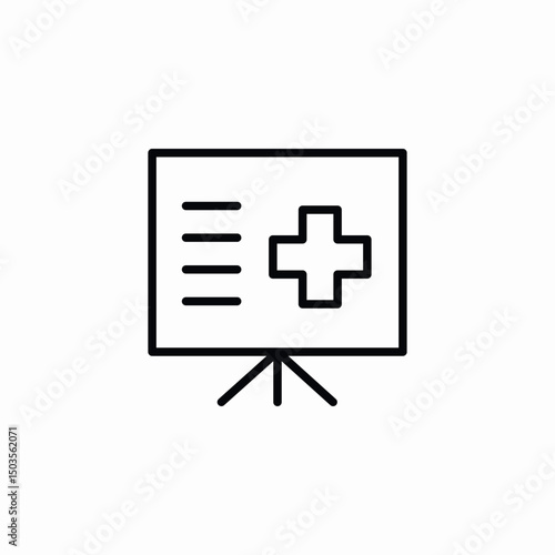 medical board icon sign vector