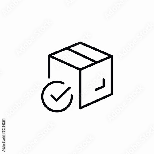 package sent icon sign vector