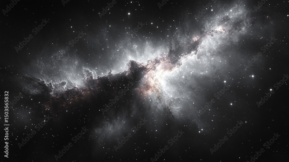 Obraz premium man in the space