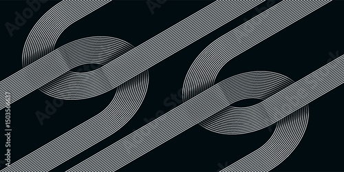Simple line art pattern. Geometric pattern, abstract pattern, seamless pattern. Vector illustration