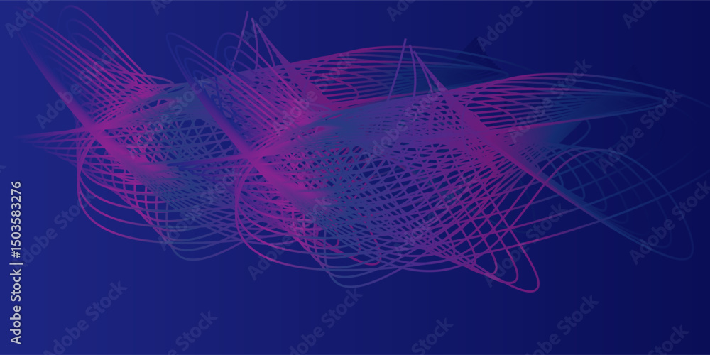 Blue and purple violet vector light soundwave background. suit for banner, web, presentation, poster, brochure.