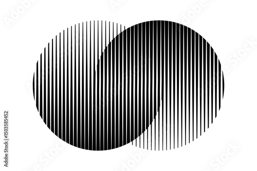 circle shape geomatry vector black