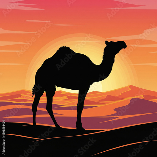 camel in desert