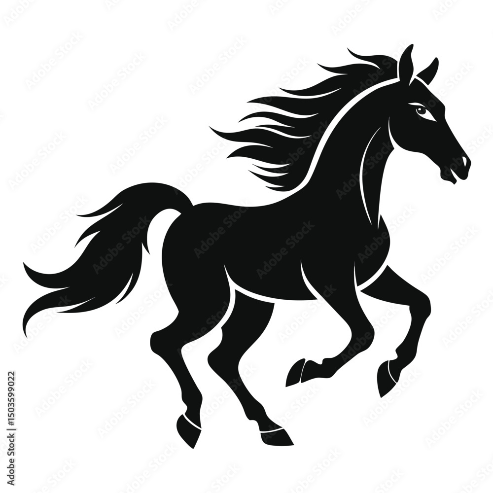 Horse Silhouette Vector Horse Silhouette Vector