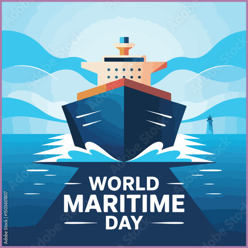 Celebrate maritime heritage, safety, and sustainability with bold, ocean-themed flyer design.