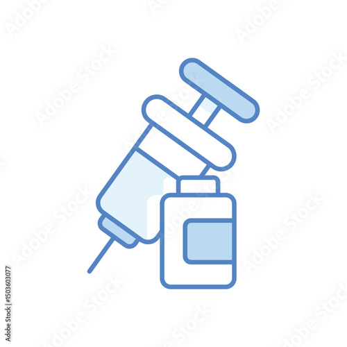 Vaccine vector icon