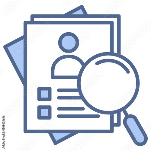 Inspection Blue Icon