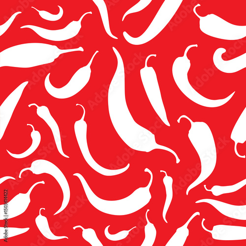chili pepper seamless pattern