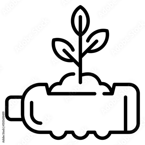 Reuse Line Icon