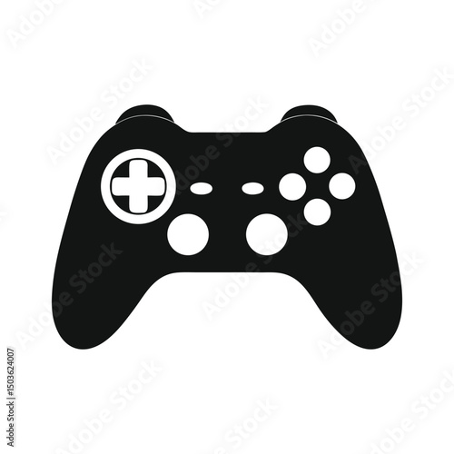 a clean minimalist vector game controller.eps