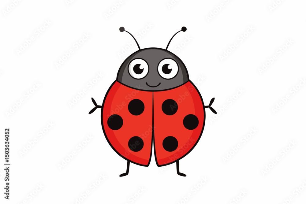 Fototapeta premium ladybird vector illustration
