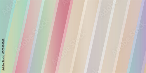 Color Gradient Abstract Background Design  gradient stripes in soft, pastel colors, blending from light pink to mint green, with a smooth satin texture