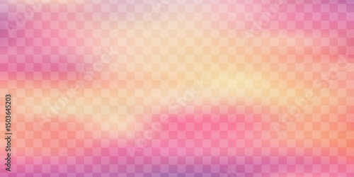 Abstract cirrus clouds. Light blue, pink color vector banner. Pastel gradient sky pattern. Blurred light fuzz colorful gradient background. Pastel smooth mesh shapes. Vector soft horizontal backdrop