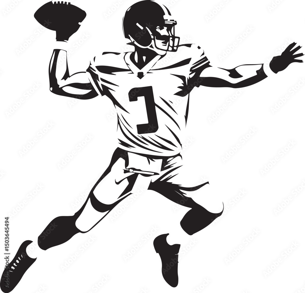 Fototapeta premium Dynamic Sports Silhouette Vector Collection