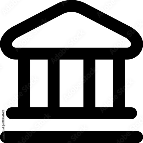 Wallpaper Mural house icon isolated on white background Torontodigital.ca