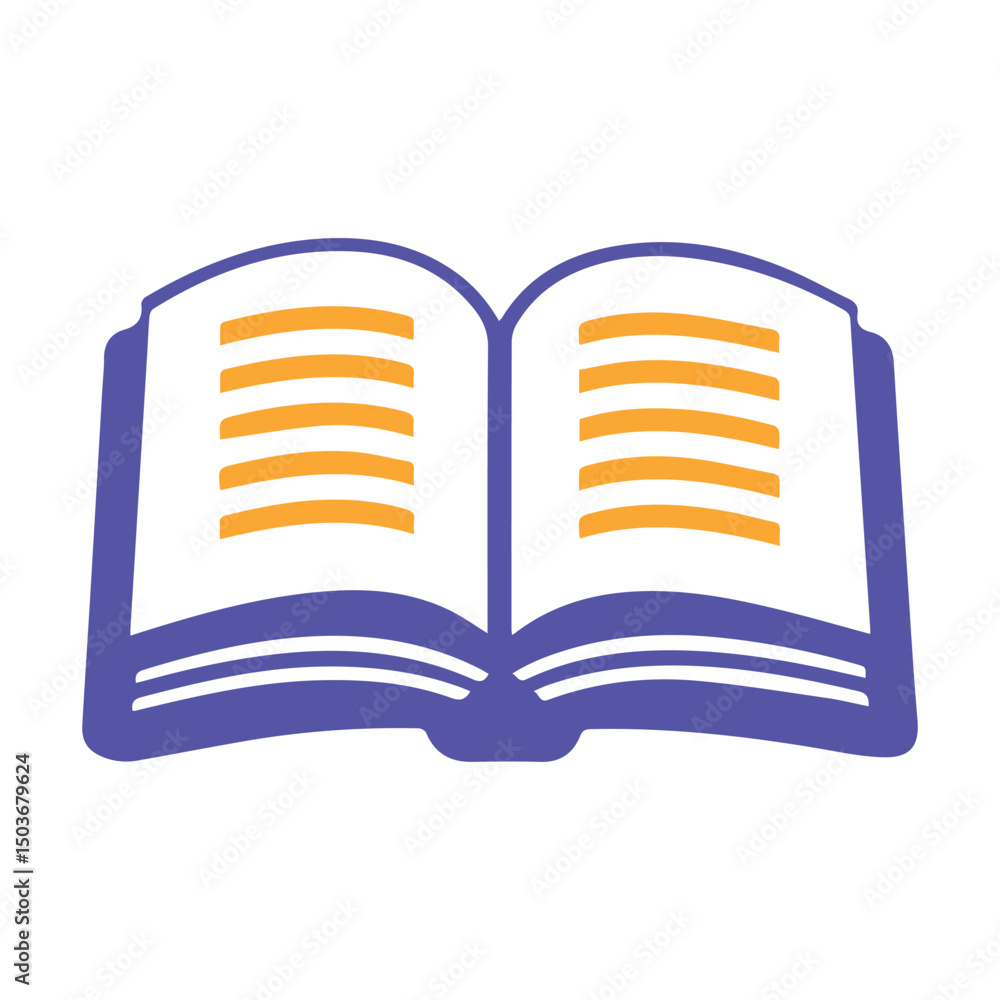 Open Book Icon Free Image Icon against white background Open Book Icon Free Image Icon against white background