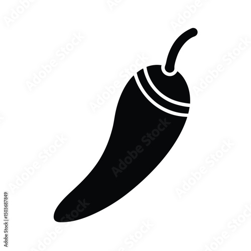 chili pepper icon vector illustration