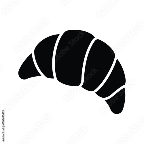 croissant icon vector illustration