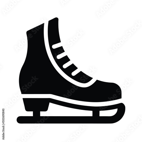 ice skates icon vector illustration