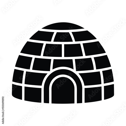 igloo icon vector illustration