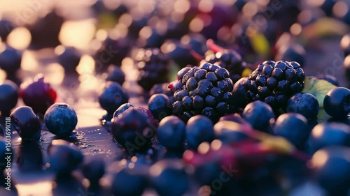 Wallpaper Mural close up of a blackberry Torontodigital.ca