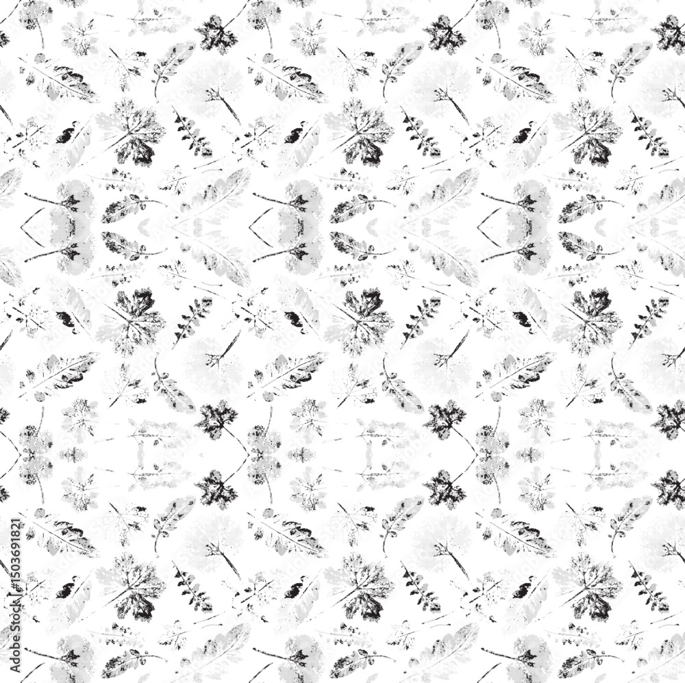 Obraz premium A monochromatic design showcasing a multitude of fish, intricately arranged in a captivating black and white pattern. Perfect for creative projects such as fashion fabrics, decorative home décor, wall