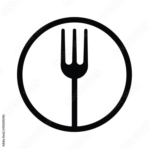 pitchfork icon vector illustration