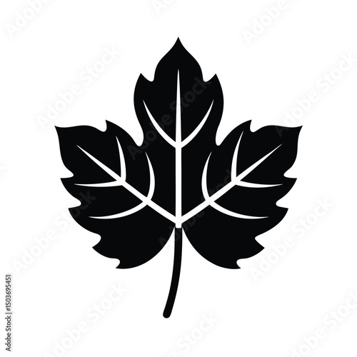 vine leaf icon vector illustration