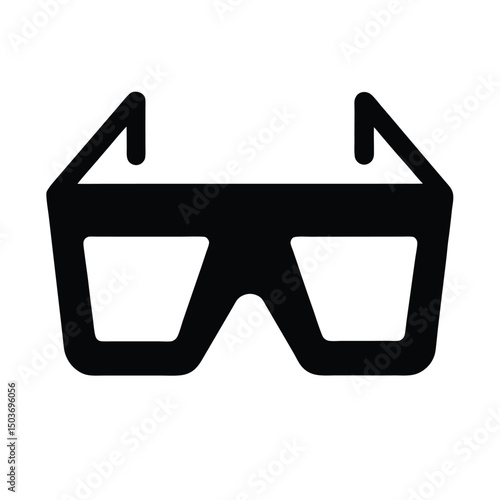 3d glasses icon vector illustration