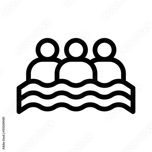 aquatic line icon