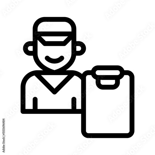 coach line icon