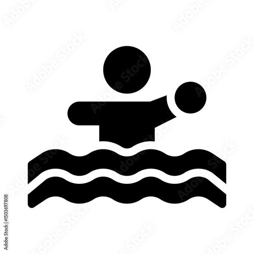 dribbling glyph icon