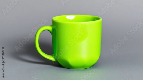 Green coffee mug mockup template cup, coffee, drink, mockup, empty, coffee cup, isolated, grey background