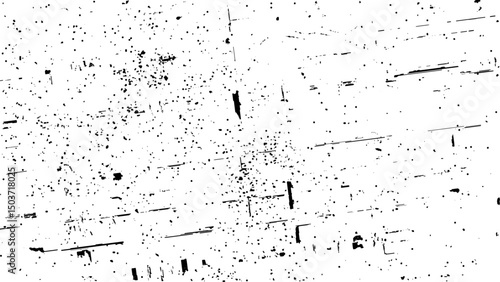 Rough black and white texture vector. Distressed overlay texture. 