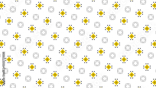 Trendy Modern seamless pattern, vector wallpaper, floral wrapping paper, fabric for decoration.