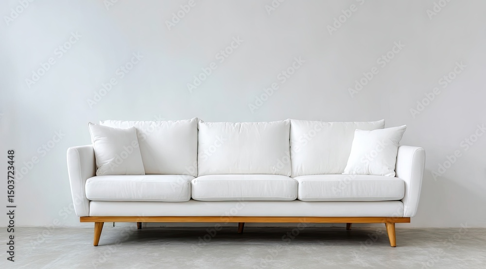 Naklejka premium sofa in a room