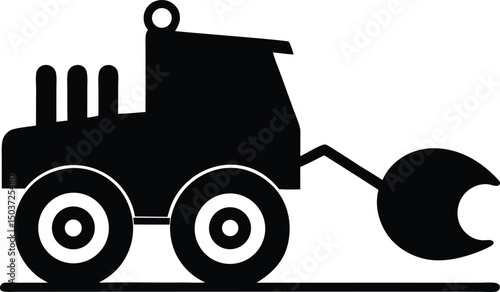 self propelled potato harvester with hopper