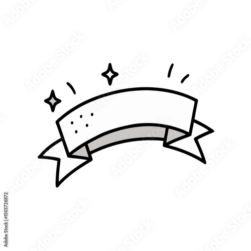 Old Scroll Banner Doodle Vector For A Vintage Or Medieval Message